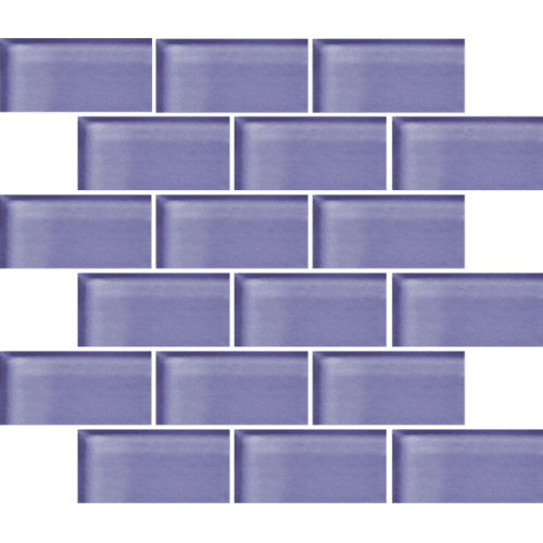 Glass Blox In Lilac Dew 2"X4"
