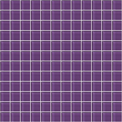 Glass Blox In Grape Sparkle 1"X1"