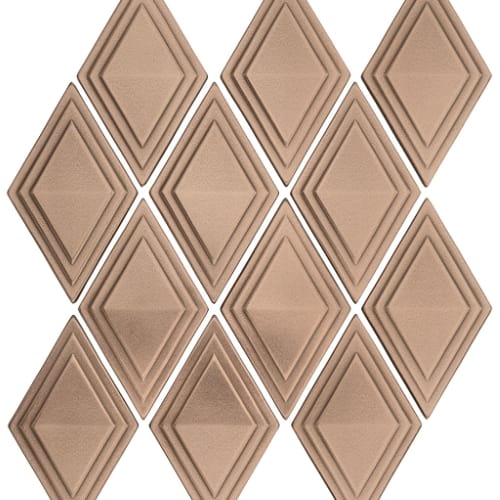 Geometal in Bronze - Harlequin Metal Tile
