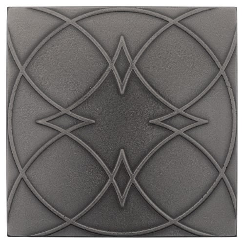 Geometal in Gunmetal - Square Metal Tile