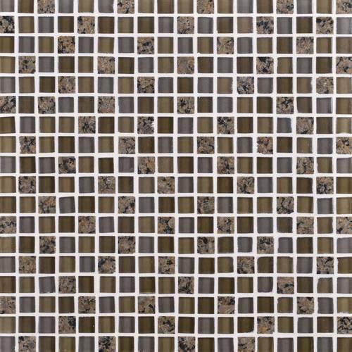 Granite Radiance In Tropical Brown Blend 0.625" X 0.625"