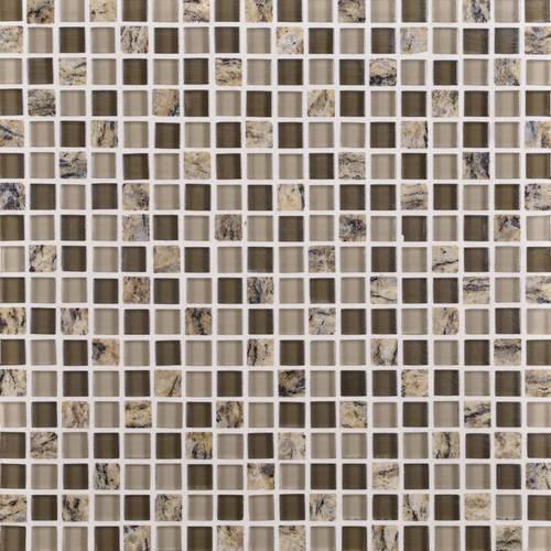 Granite Radiance In Santa Cecilia Blend 0.625" X 0.625"