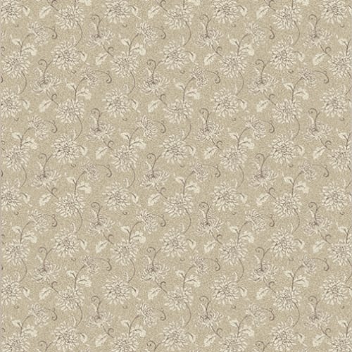 Grand Fleur - Sheer Beige
 2’8” X 3’10”