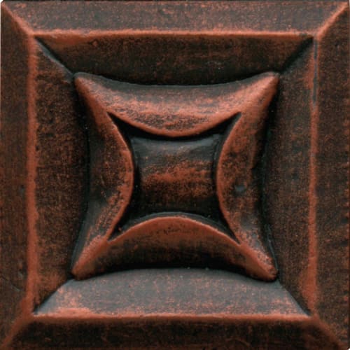 Armor In Guilded Copper - Deco 2 X 2 - Style 1