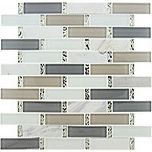 Interlace Series in Waterscape Glass Tile