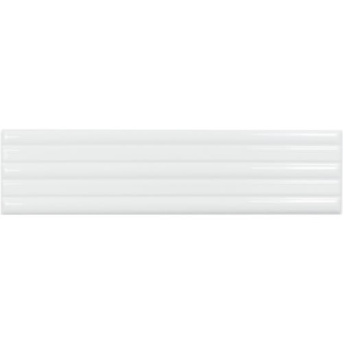 In Collection in White Random Line Design Tile