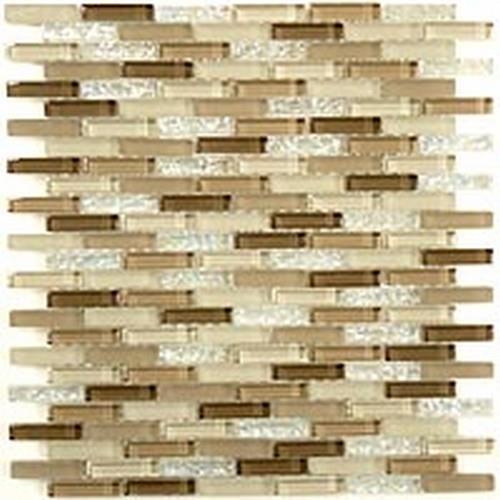 Jewel Series in Sandstone Froth Glass Tile