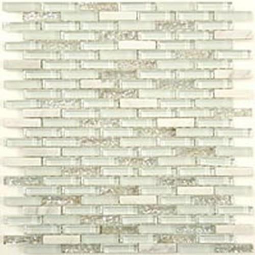 Jewel Series in White Diamond Glass Tile