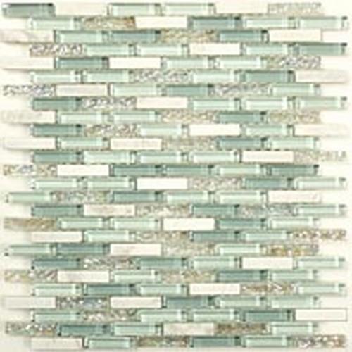 Jewel Series in Sky Topaz Glass Tile