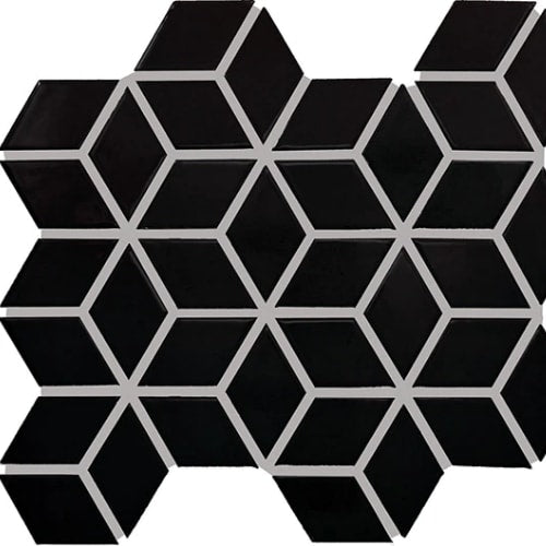 Color Wheel Retro In Matte Black 3D Cube