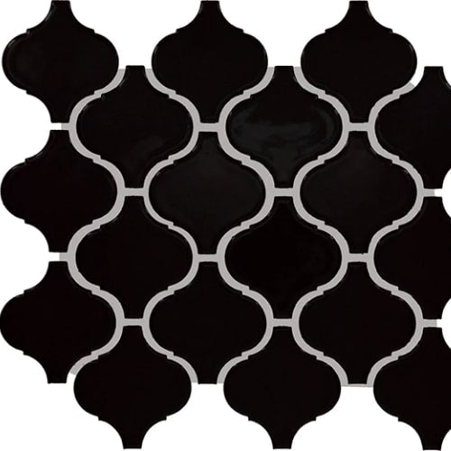 Color Wheel Retro In Matte Black Arabesque