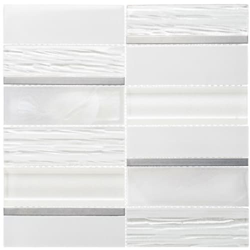 Art Studio Collection in Kelley Aura Glass Tile