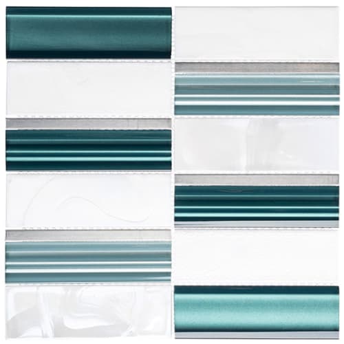 Art Studio Collection in Kruger Lake Glass Tile