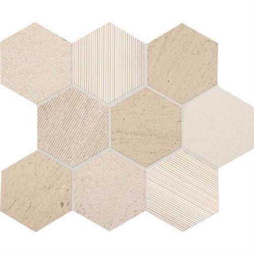 Ascend™ In Honest Greige Hexagon Mosaic