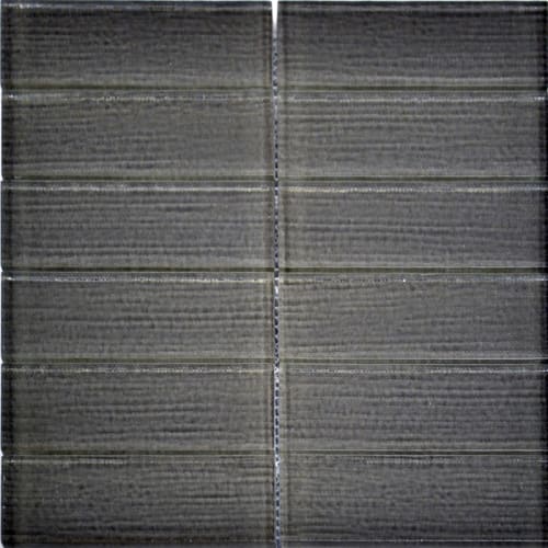 Linen in Charcoal Glass Tile