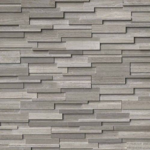 Rockmount Stacked Stone Collection In Gray Oak 3D