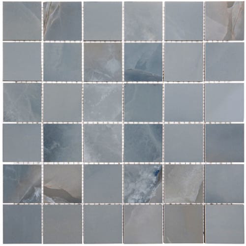 Onice Collection in Onice Sky 2x2 Mosaic Glass Tile