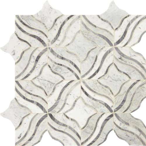 Lavaliere In Carrara White/Bardiglio Melody