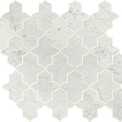 Lavaliere In Carrara White/Thassos White Byzantine