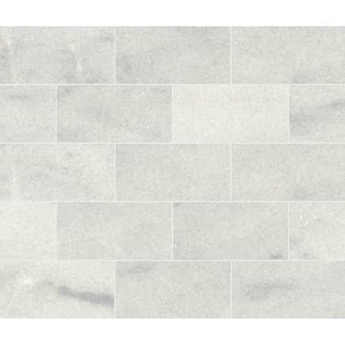 Parksville Stone in Yukon White Marble - 12x24 Honed Tile