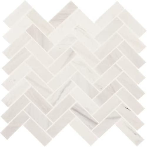 Eclessia Marble In Pacifica Herringbone
