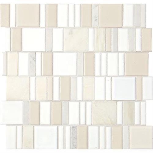 Midpark Mosaics In Cloud Mosaic (Square 2"Xrandom) - 13X13