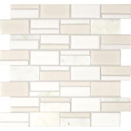 Midpark Mosaics In Cloud Mosaic (Rectangle 3"Xrandom) - 13X12