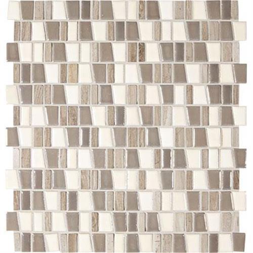 Midpark Mosaics In Rainstorm Mosaic (Trapezoid 1"Xrandom) - 12X12
