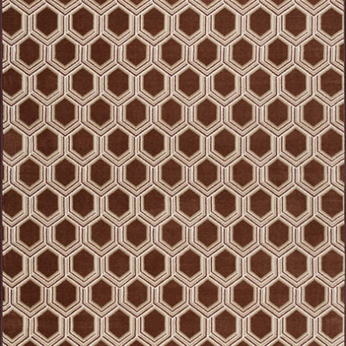 Modern Flair - Cordovan 2’8” X 3’10”