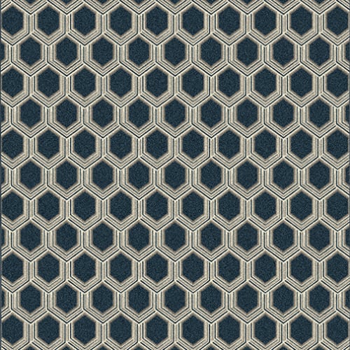 Modern Flair - Midnight Blue 2’8” X 3’10”