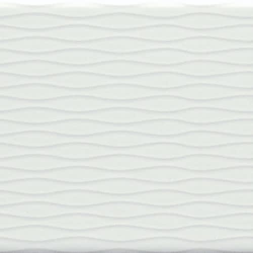 Motif Ii In White / 4" X 12"