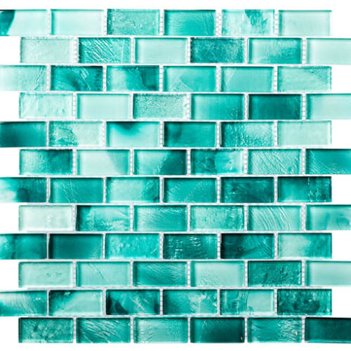 Natural Beauty Collection in Red Sea Glass Tile