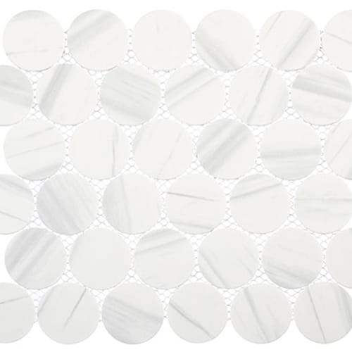 Orbesque Collection in Planium Glass Tile