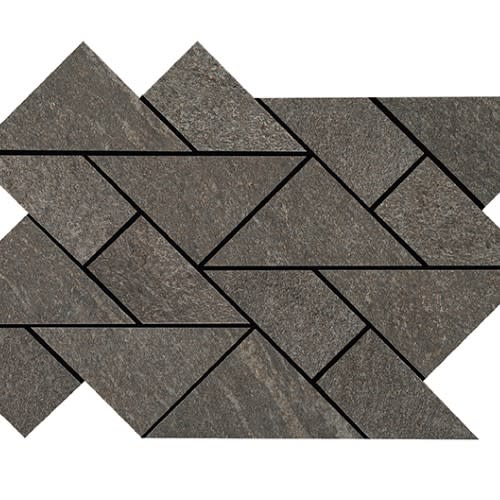 Owen Stone In Sable Triangle Mosaic 8 1/2"X14 1/2"