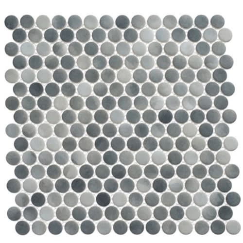 Polka Dots Collection in Ombre Reef Glass Tile