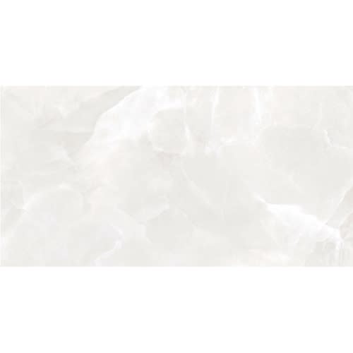 Onyx In White Polished