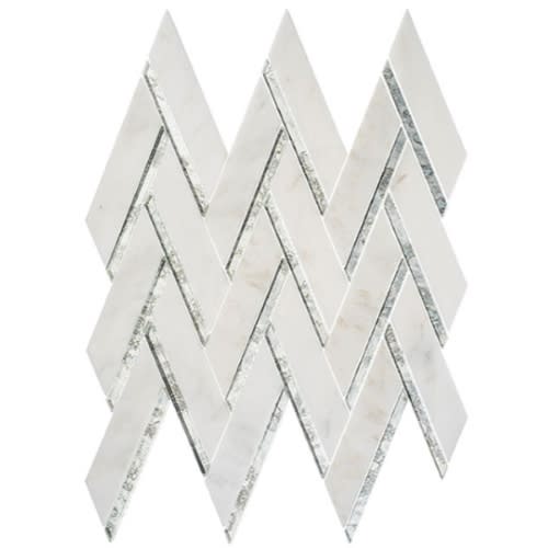 Peaks Harbor Collection in Ornate Crest Glass Tile