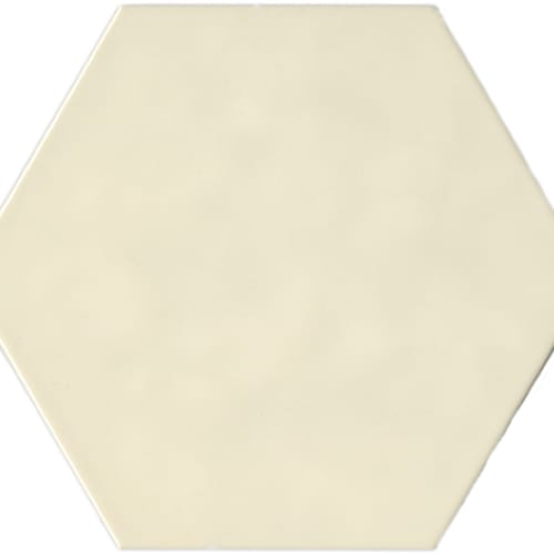 Oxford in Bone - 7" Hexagon Tile