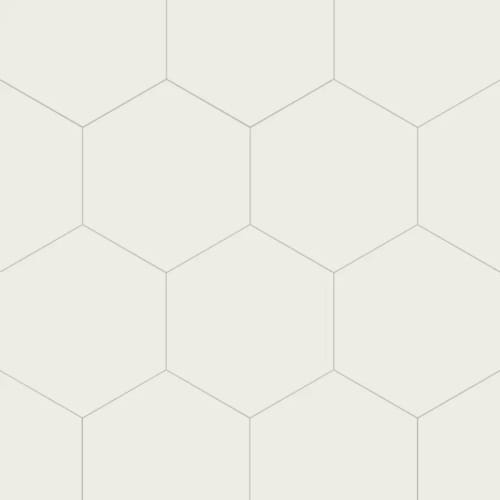 Paros In White Hex 14X16