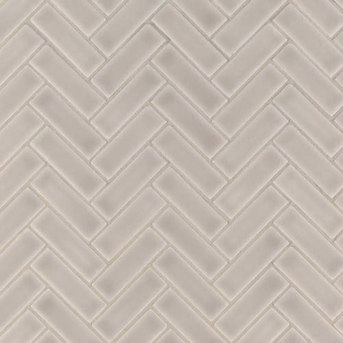 Highland Park in Portico Pearl Herringbone Tile