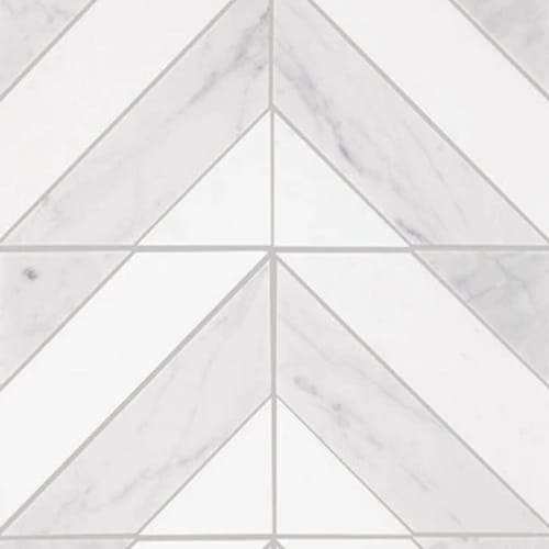 Perfit Mosaix In Saran White & Thassos Dash