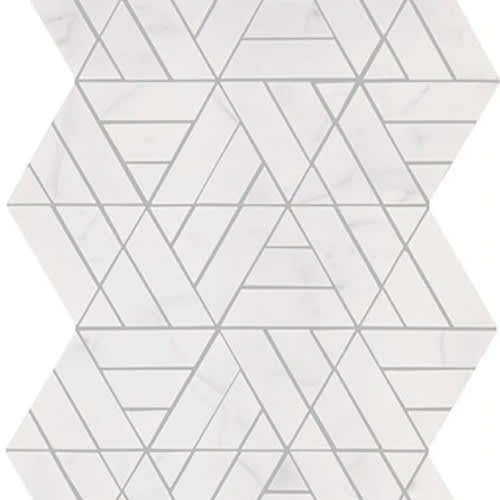 Perfit Mosaix in Saran White Trifecta Tile