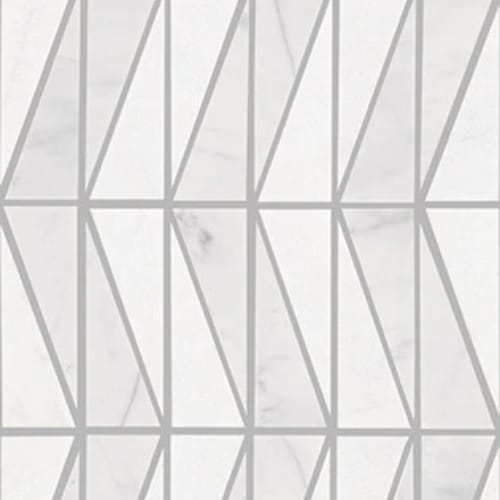 Perfit Mosaix in Saran White Wedge Tile