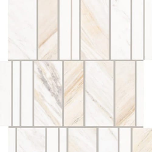 Perfit Mosaix in Namaste & Thassos Random Tile