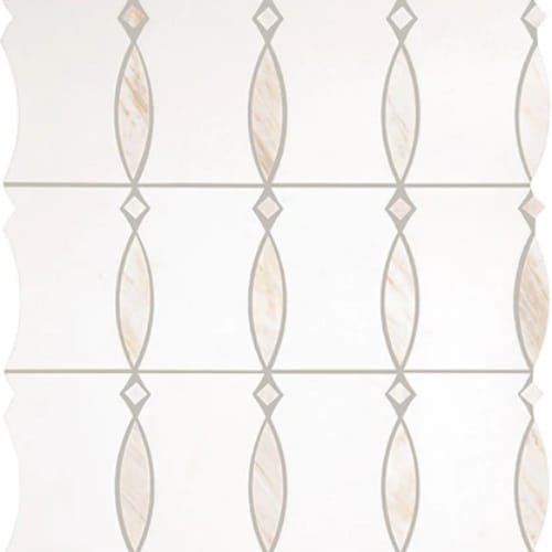 Perfit Mosaix in Namaste & Thassos Bannister Tile