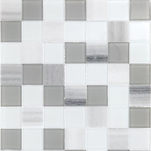Perfit Mosaix in Marmara & Glass Straight Stack Tile