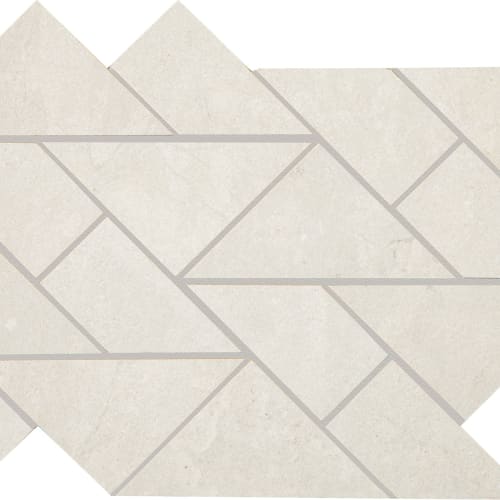 Portugal In Velho White Mosaic 1"X2"