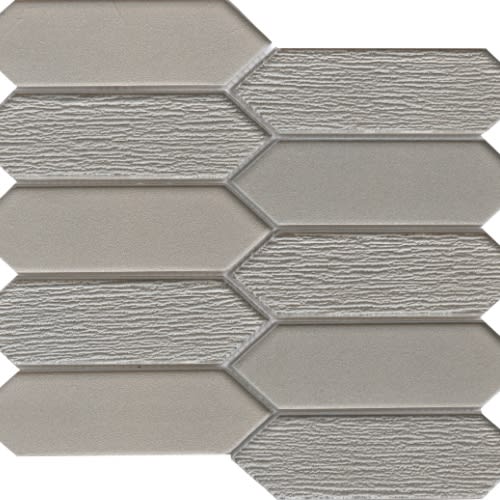 Picket in Morning 11" X 12" Mosaic Mesh Tile