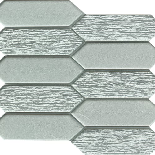 Picket in Silver Glass Tile