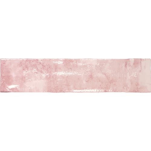 Rain Drops in Pink Dew Tile